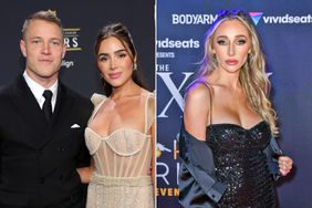 PHOENIX, ARIZONA - FEBRUARY 09: (L-R) Christian McCaffrey and Olivia Culpo attend the 12th annual NFL Honors at Symphony Hall on February 09, 2023 in Phoenix, Arizona. (Photo by Ethan Miller/Getty Images)LAS VEGAS, NEVADA - FEBRUARY 10: Aurora Culpo attends the Maxim Big Game Experience Super Bowl Party at Resorts World Las Vegas on February 10, 2024 in Las Vegas, Nevada. (Photo by Aaron J. Thornton/Getty Images)