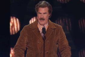 Will Ferrell as Ron Burdundy at Tom Brady Netflix GROAT 05 05 24