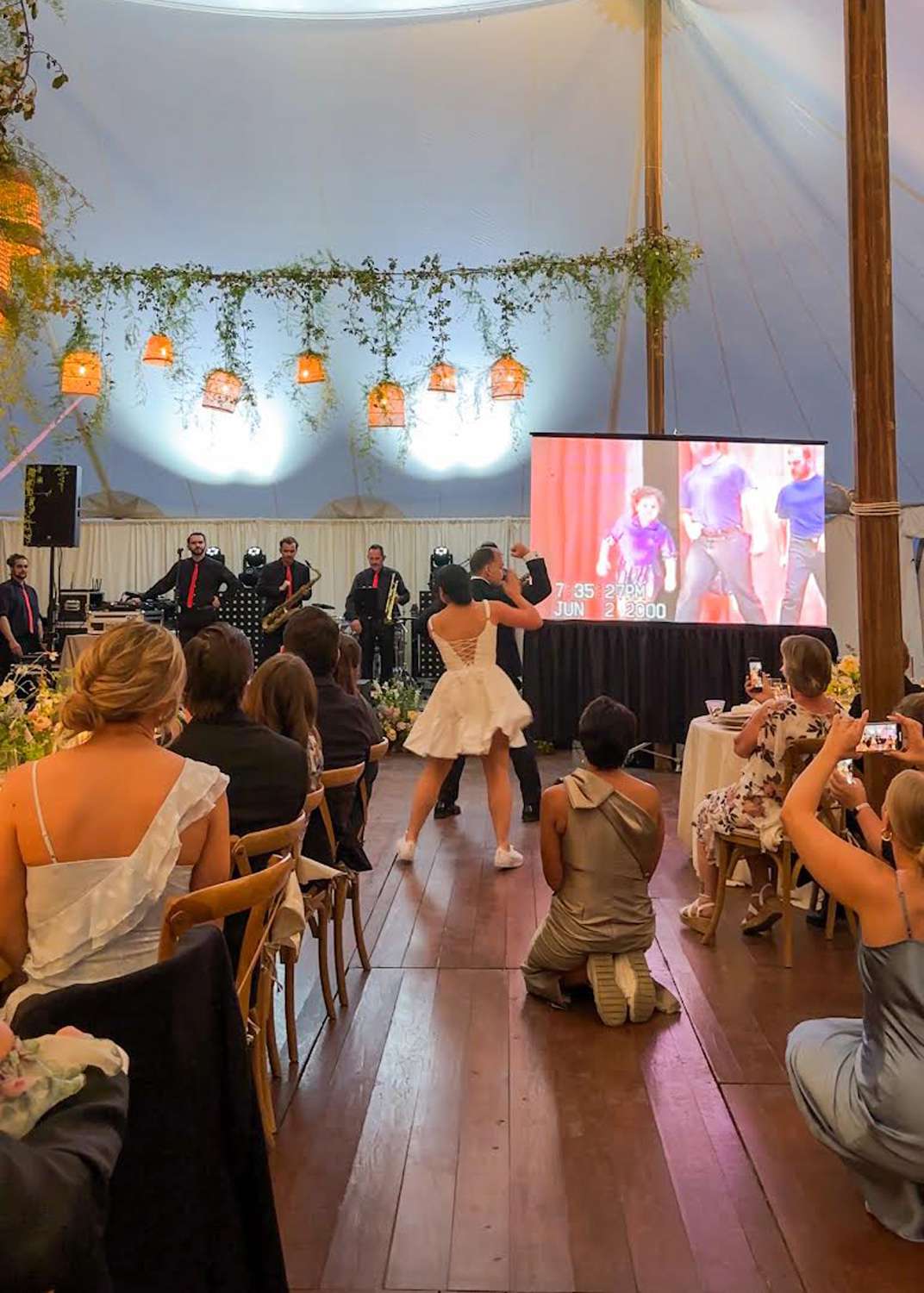 Father and Daughter Recreate Their Old Dance Class Choreography at Wedding Reception 