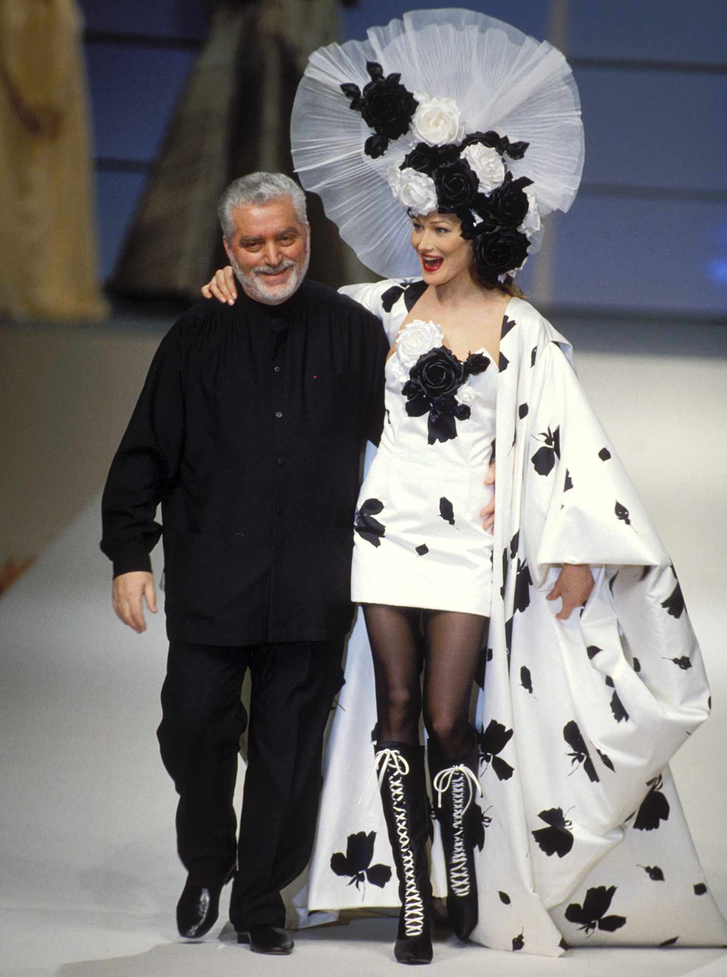 Fashion show Haute Couture Spring -Sumpmer 1994 in Paris, France in January, 1994 - Paco Rabanne