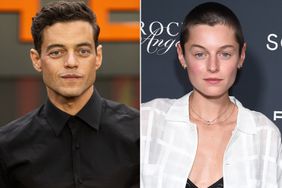 Emma Corrin Rami Malek kissing