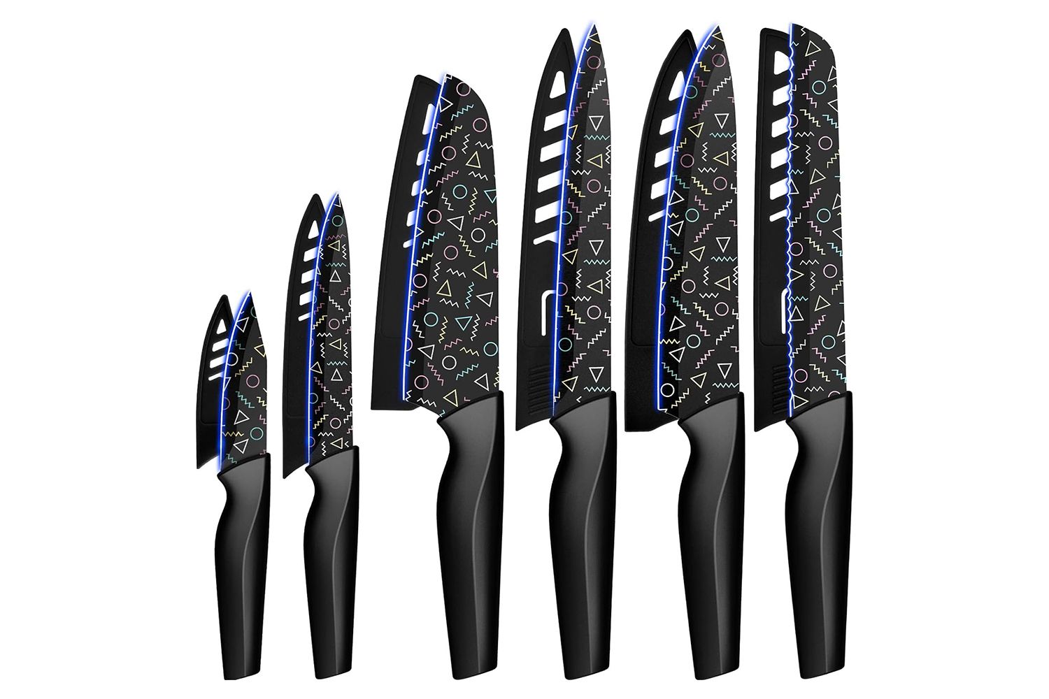 Astercook 12-Piece Geometric Knife Set