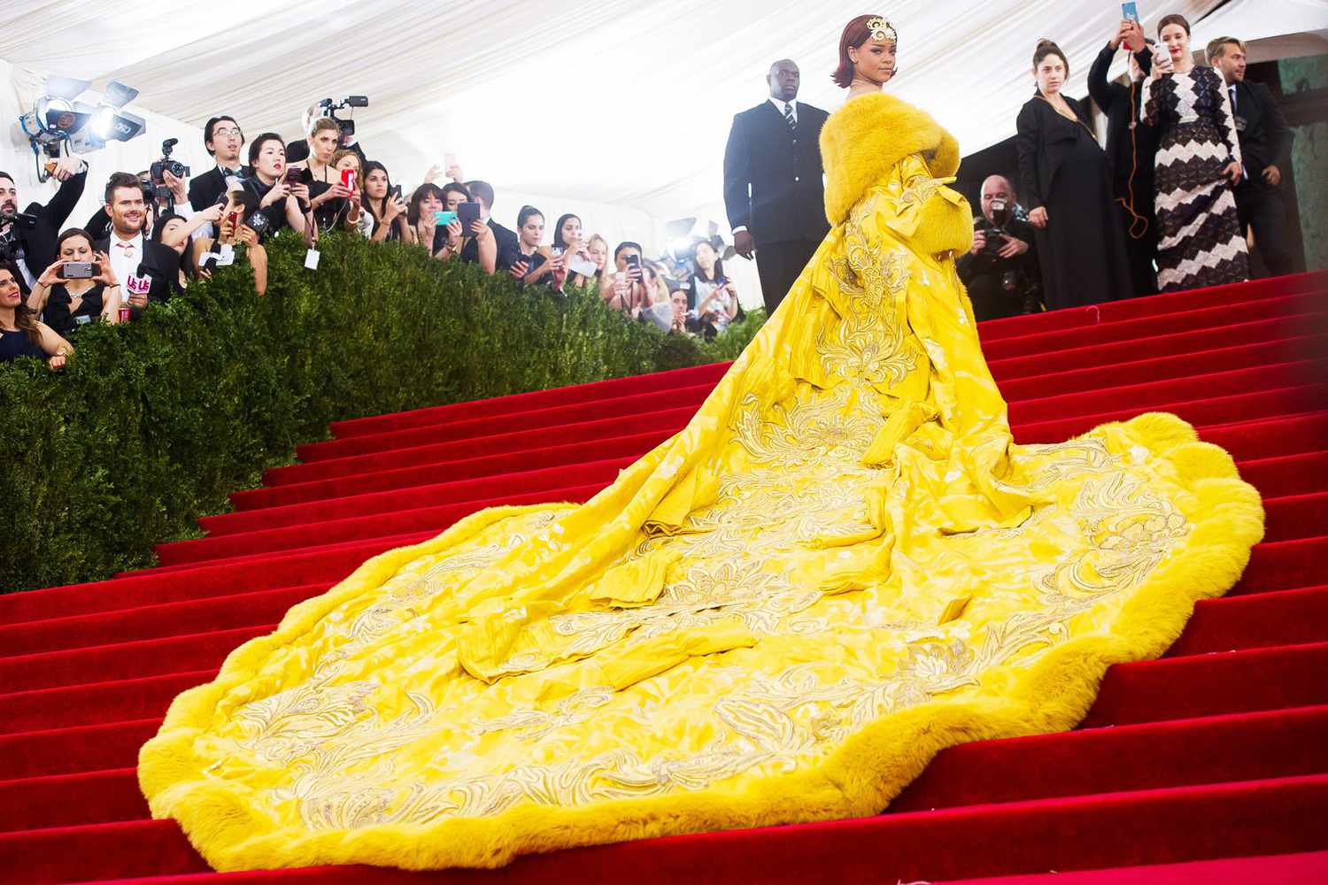 Rihanna arrives at The Metropolitan Museum of Art's Costume Institute benefit gala celebrating "China: Through the Looking Glass"