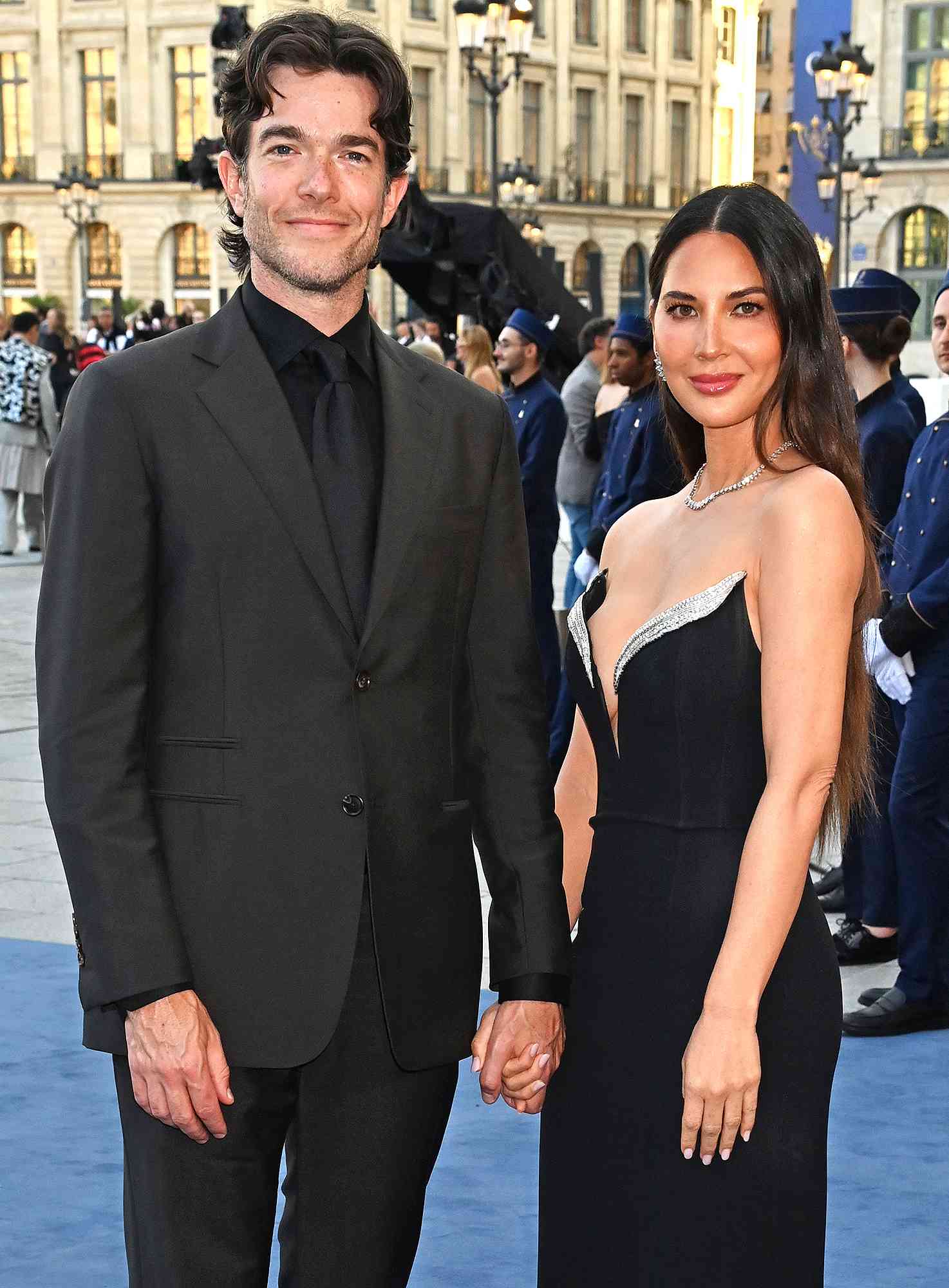 John Mulaney and Olivia Munn attend Vogue World: Paris at Place Vendome