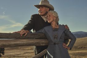 Harrison Ford as Jacob Dutton and Helen Mirren as Cara Dutton in '1923'