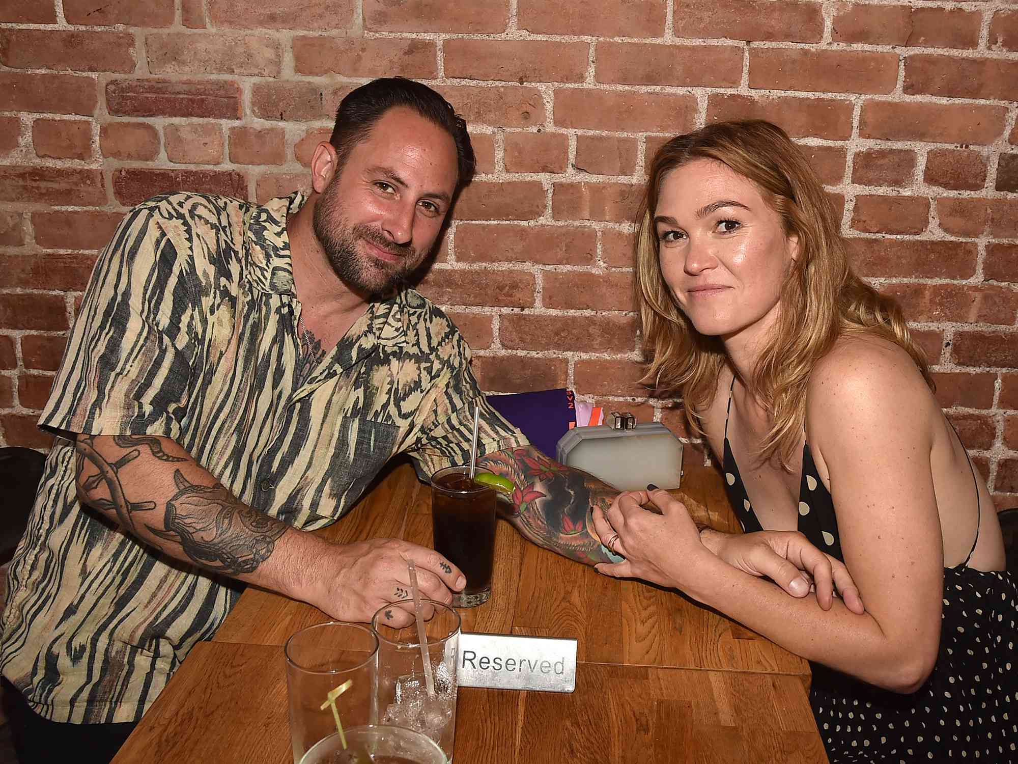 Preston Cook and Julia Stiles attend Tribeca Festival Premiere of "The God Committee" After Party