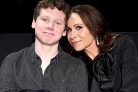 Henry Story Driver and Minnie Driver attend the 2024 CMT Music Awards on April 07, 2024 in Austin, Texas. 