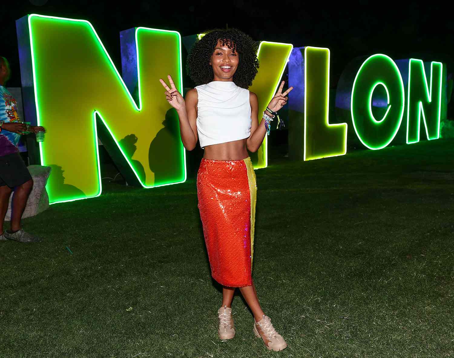 Yara Shahidi at NYLON House in the Desert 2023 presented by Samsung Galaxy NYLON House in the Desert 2023