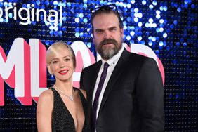 Lily Allen and David Harbour attend the "Dreamland" Special Screening at Picturehouse Central on March 30, 2023 in London, England