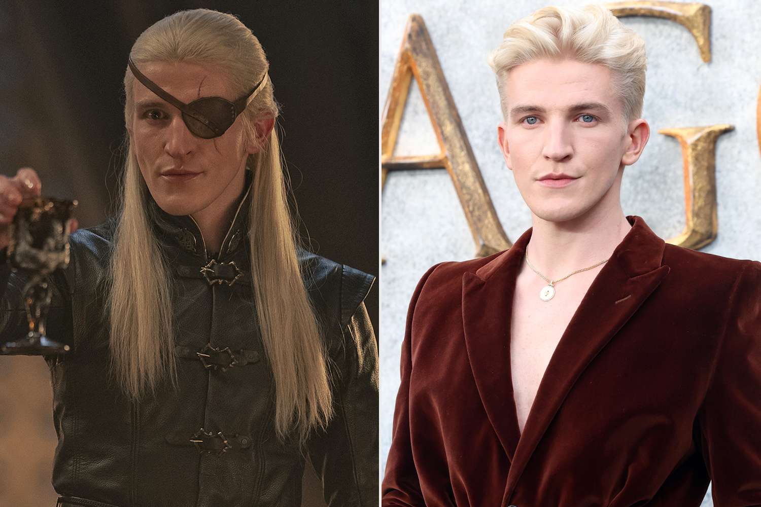 Ewan Mitchell as Aemond Targaryen in House of the Dragon