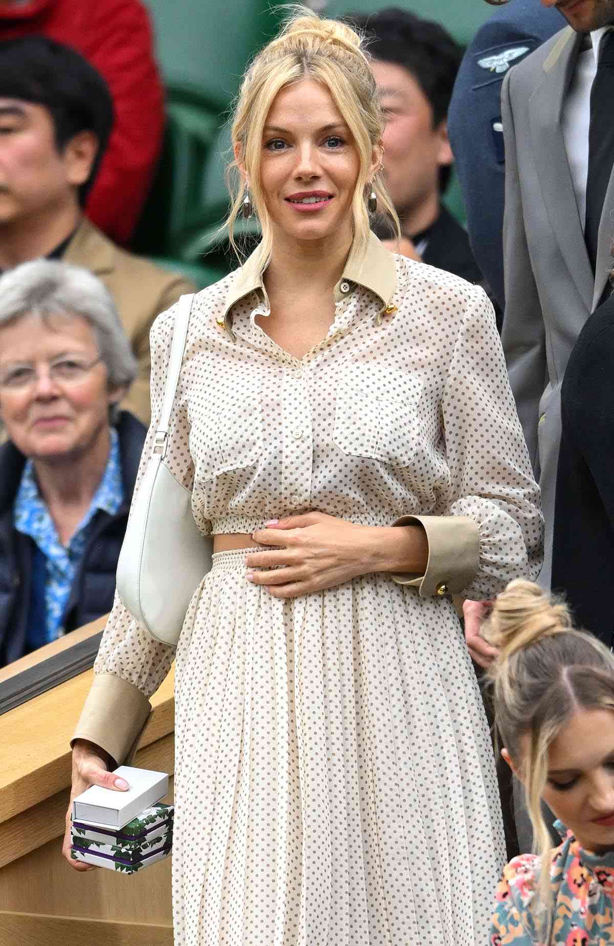 Sienna Miller Wimbledon 07 09 24