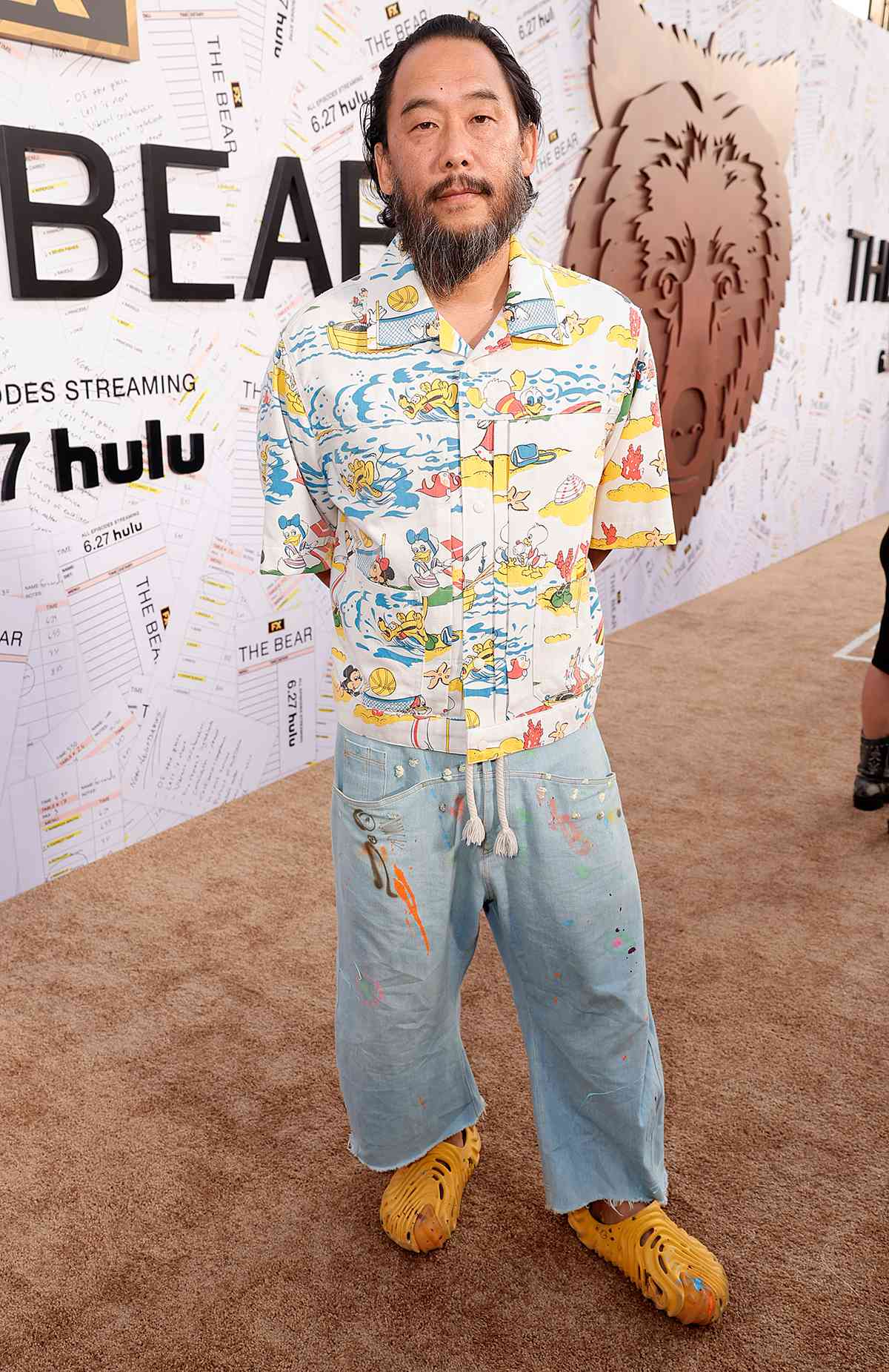 David Choe attends the Premiere for FX's "The Bear" Season 3 at El Capitan Theatre on June 25, 2024 in Los Angeles, California. 