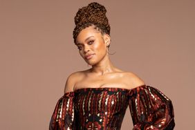 Andra Day poses in the IMDb Exclusive Portrait Studio at The Critics Choice Association 5th Annual Celebration of Black Cinema & Television at Fairmont Century Plaza on December 05, 2022 in Los Angeles, California.