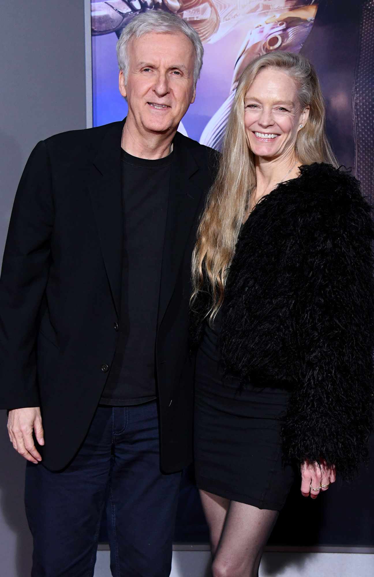 James Cameron and Suzy Amis Cameron attend the premiere of 20th Century Fox's "Alita: Battle Angel" at Westwood Regency Theater on February 05, 2019 in Los Angeles, California