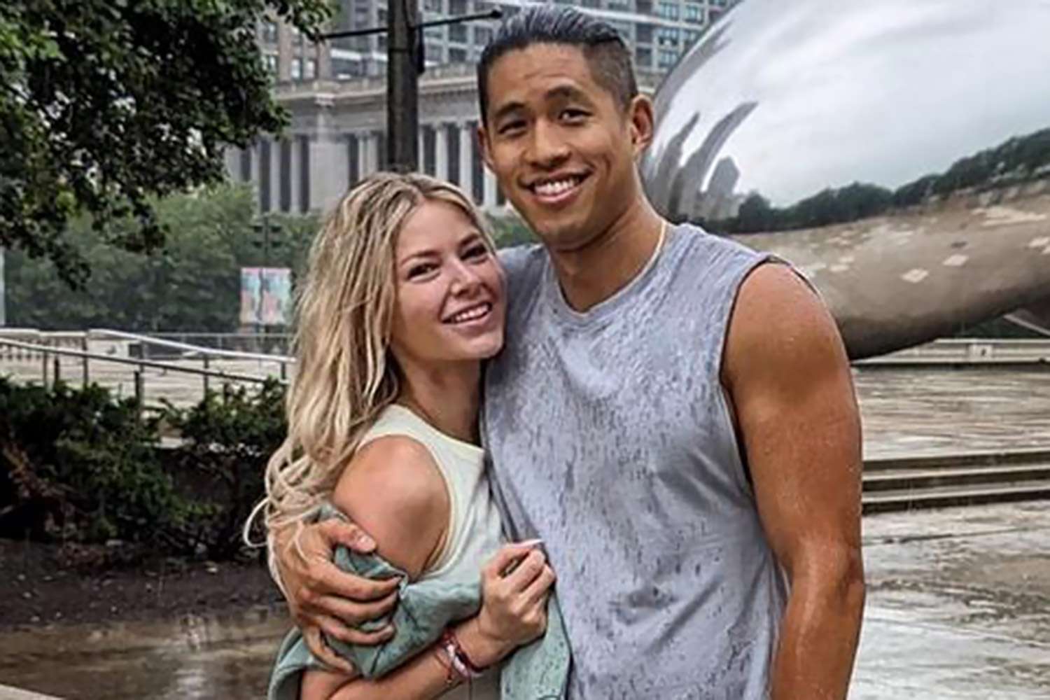 Ariana Madix and her boyfriend, Daniel Wai traveling america