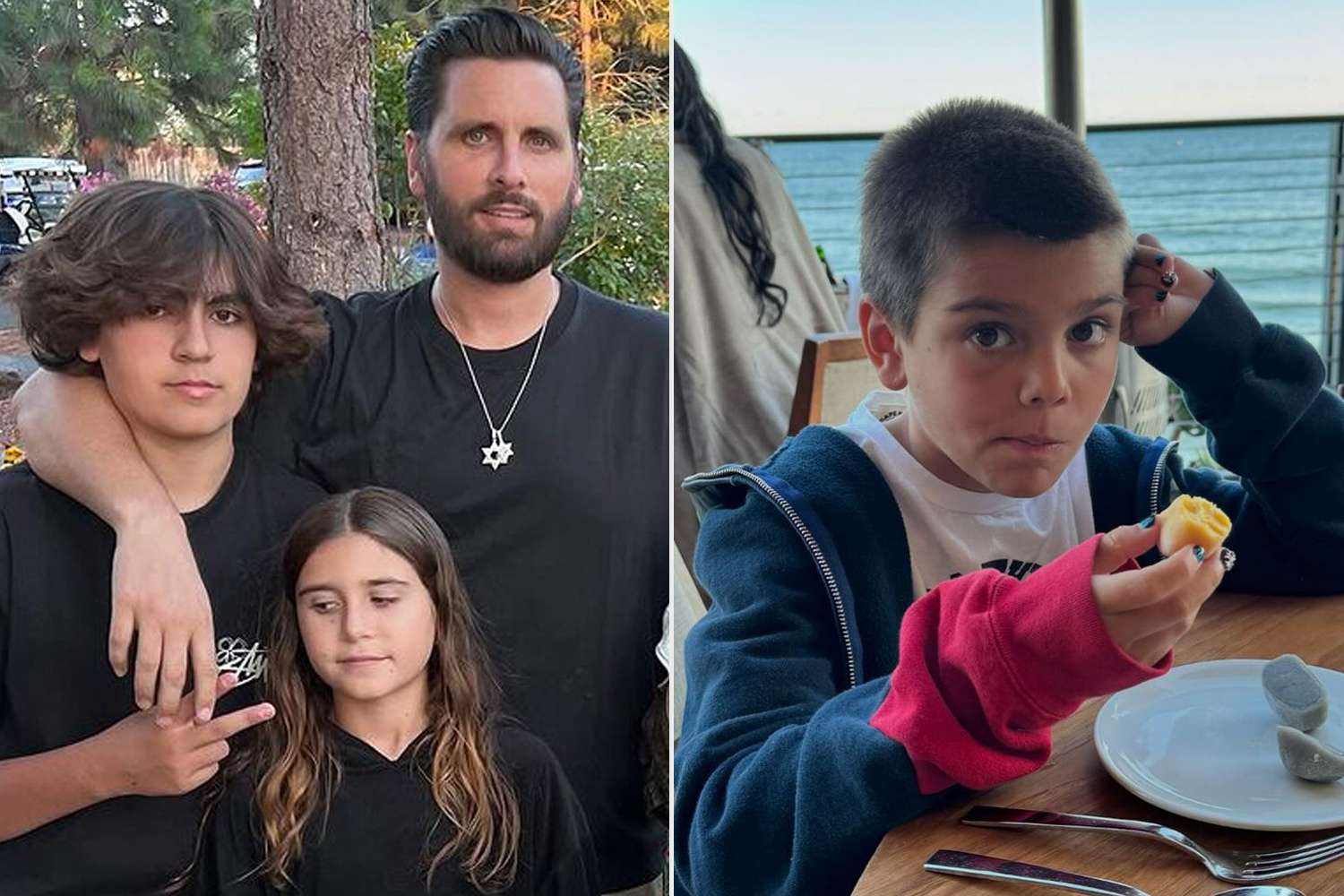 Scott Disick Kids Reign, Penelope and Mason