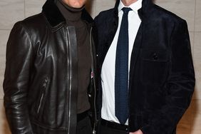 Simon Halls and Matt Bomer attend the Tom Ford AW20 Show at Milk Studios on February 07, 2020 in Hollywood, California