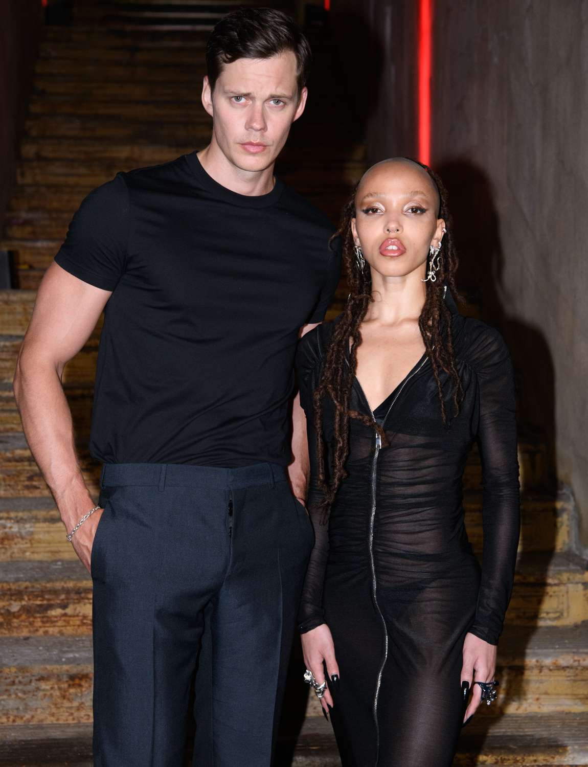 Bill Skarsgard and FKA Twigs 'The Crow' film photocall, London, UK - 25 Jun 2024