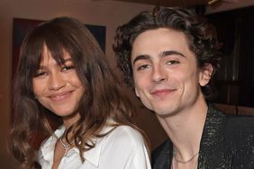 Zendaya and Timothee Chalamet attend a post-screening cocktail reception for "Dune" 