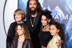 Coni Momoa, Jason Momoa, Nakoa-Wolf Manakauapo Namakaeha Momoa, Lisa Bonet, and Lola Iolani Momoa attends the premiere of Warner Bros. Pictures' "Aquaman" at TCL Chinese Theatre on December 12, 2018 in Hollywood, California