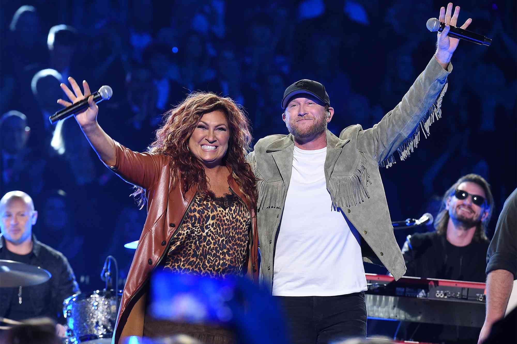 JO DEE MESSINA, COLE SWINDELL THE 56TH ANNUAL CMA AWARDS - The 56th Annual CMA Awards, Country Musics Biggest Night, hosted by Luke Bryan and Peyton Manning, airs LIVE from Nashville WEDNESDAY, NOV. 9