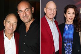 Patrick Stewart and son Daniel Freedom Stewart pose at the "A Life in the Theatre" opening night after party on October 12, 2010 in New York City. ; Sir Patrick Stewart and Sophie Alexandra Stewart attend the Broadway opening night of "A Time To Kill" on October 20, 2013 in New York City.