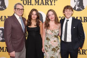  Matthew Broderick (L) and family attend "Oh, Mary" Opening Night at Lyceum Theatre on July 11, 2024 in New York City.