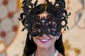 Demi Moore Goes Full Eyes Wide Shut in Elaborate Face Mask