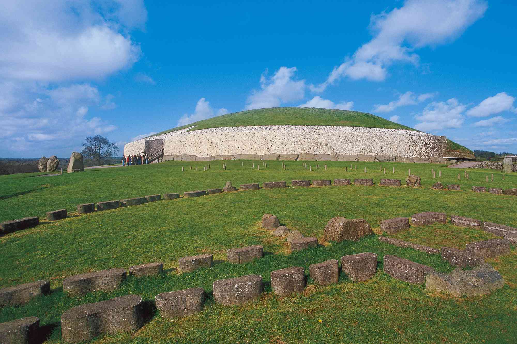 The Newgrange monument in Ireland