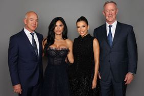 Jeff Bezo, Lauren Sanchez, Eva Longoria and Bill McRaven