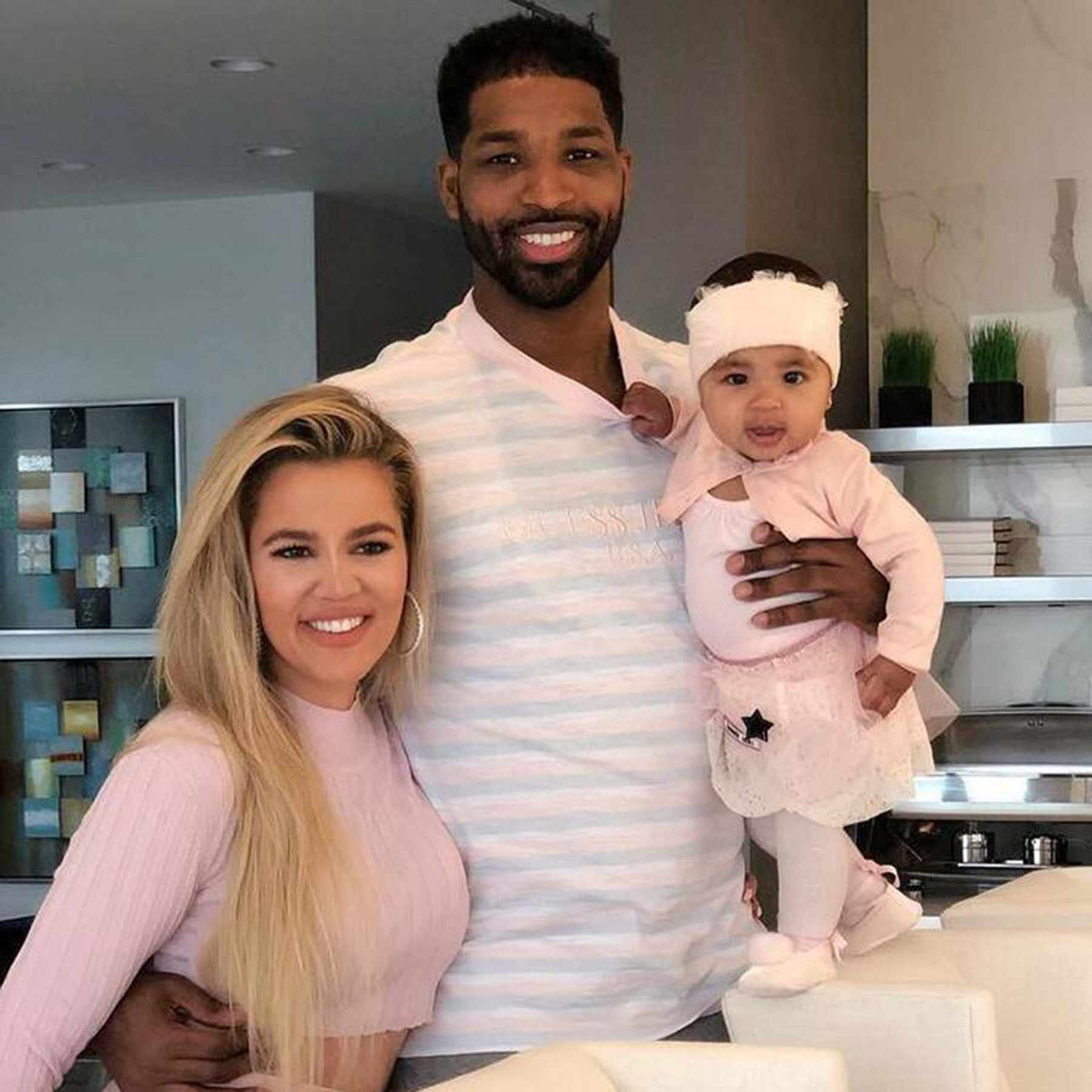 Tristan Thompson, Khloe Kardashian, True Thompson