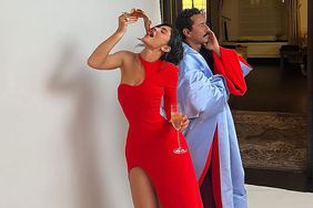 Kylie Jenner met gala pizza