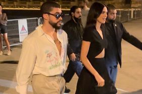 Bad Bunny and Kendall Jenner are seen leaving the Louvre Museum in Paris after a romantic dinner