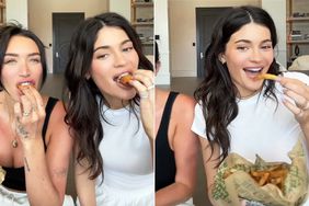 Kylie Jenner and Stassie Karanikolaou eat Wingstop
