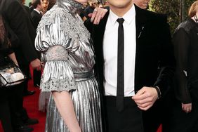 Lucy Boynton and Rami Malek