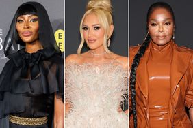 Naomi Campbell attends the 2024 EE BAFTA Film Awards on February 18, 2024 in London, England. ; Gwen Stefani at the live finale of 'The Voice'. ; Janet Jackson attends the Christian Siriano SS24 Runway Show on September 08, 2023 in New York City. 