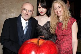 Phil Collins, actress Lily Collins, and Jill Tavelman attend the after party for Relativity Media's "Mirror Mirror"