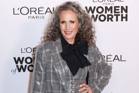 Andie MacDowell at the 18th Annual L'Oréal Paris Women of Worth Celebration at NeueHouse Hollywood on November 16, 2023 in Los Angeles, California