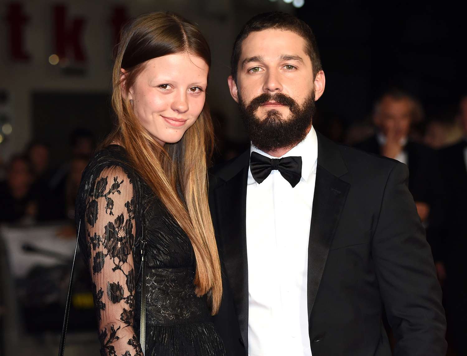 Mia Goth and Shia LaBeouf