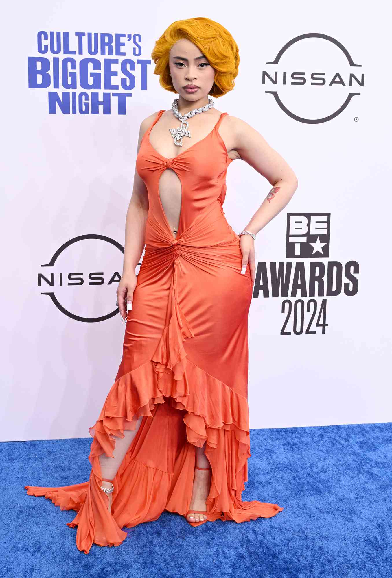 Ice Spice at the 2024 BET Awards at Peacock Theater on June 30, 2024 in Los Angeles, California.