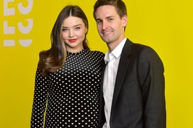 Miranda Kerr and Evan Spiegel at the U.S. premiere of Christian Marclay: Sound Stories