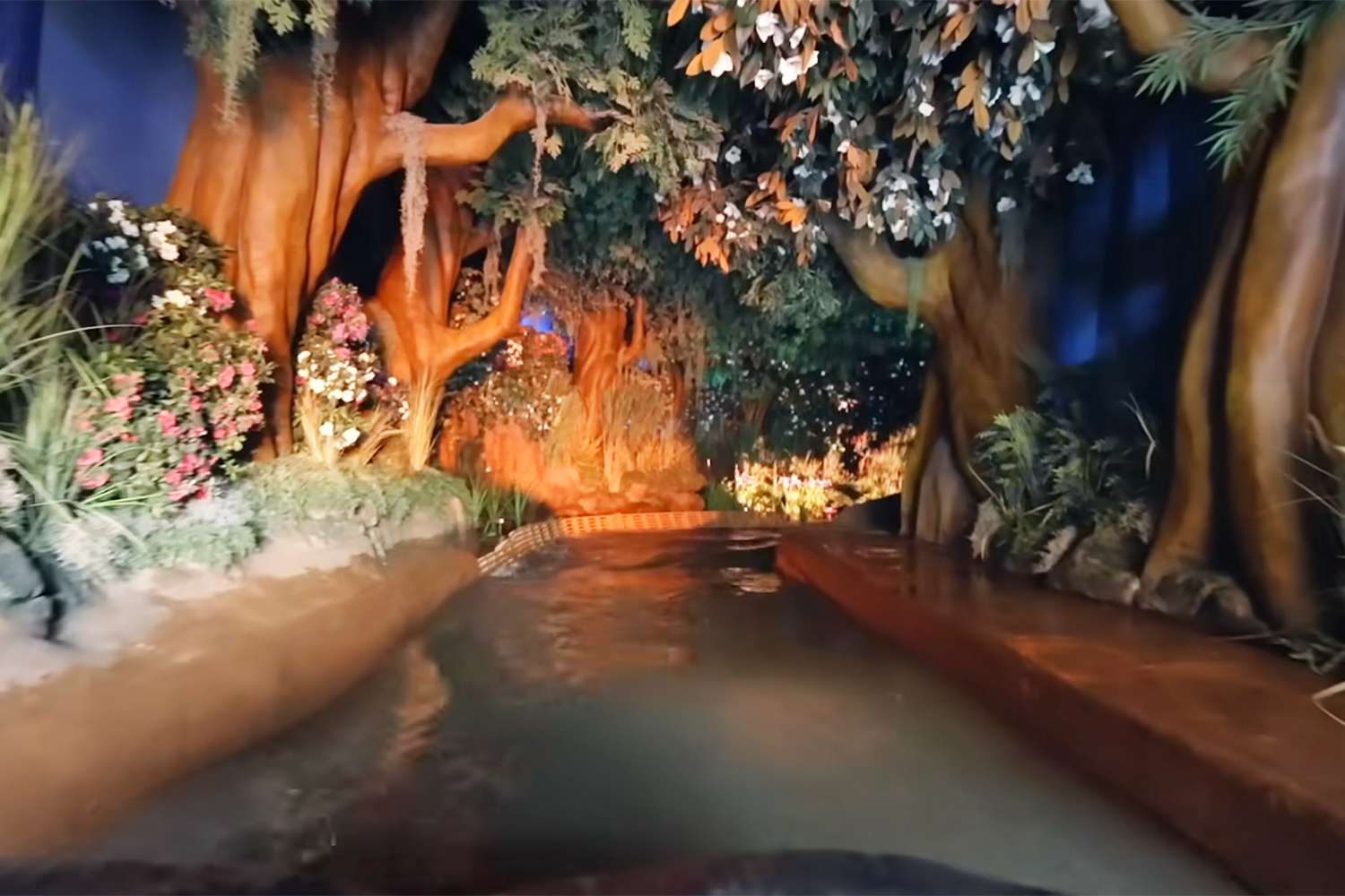 Tiana's Bayou Adventure ride at Disney