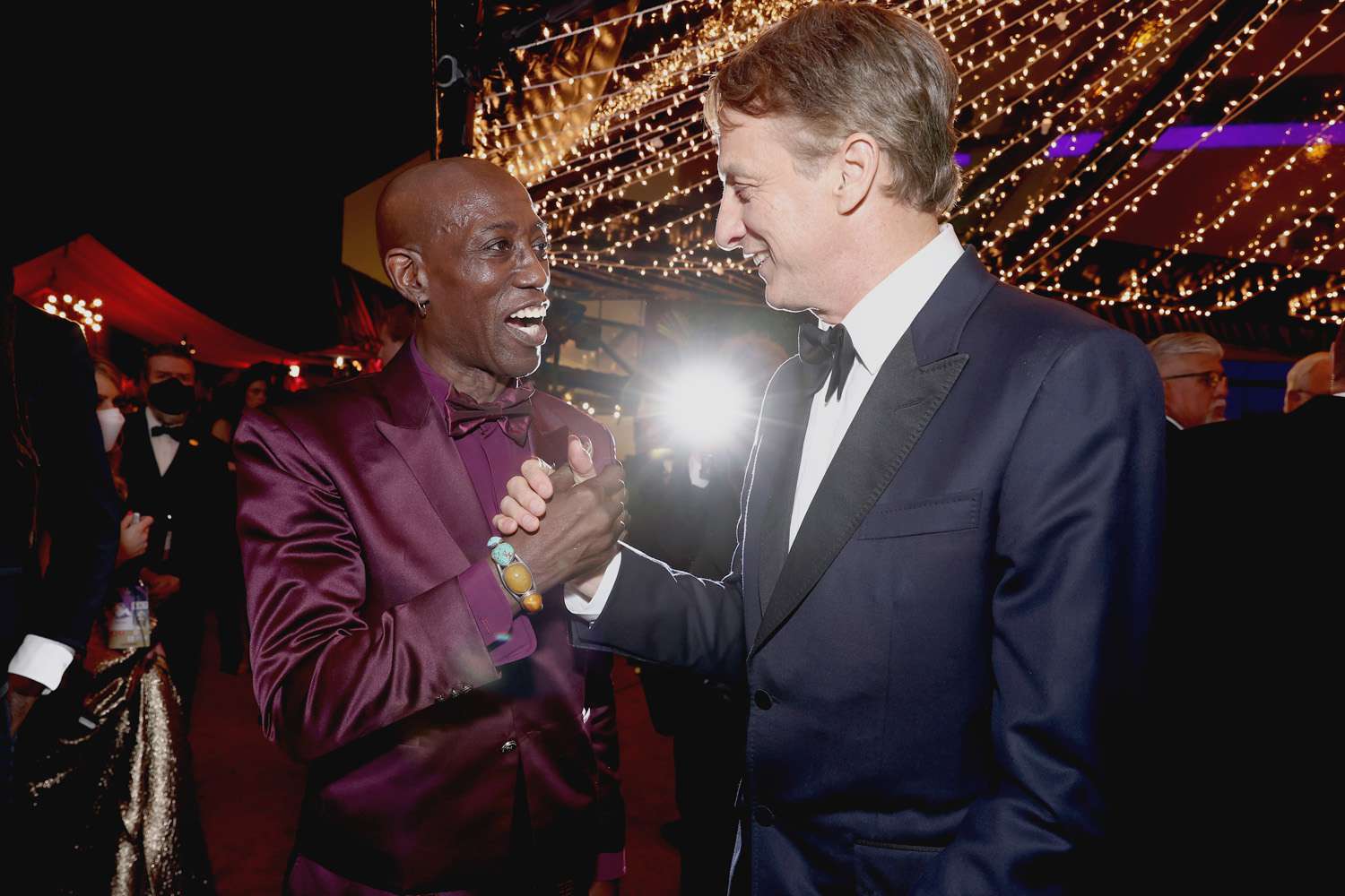 Wesley Snipes and Tony Hawk attend the Governors Ball