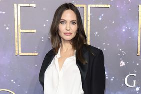 Angelina Jolie attends the "Eternals" UK Premiere at the BFI IMAX Waterloo on October 27, 2021 in London, 