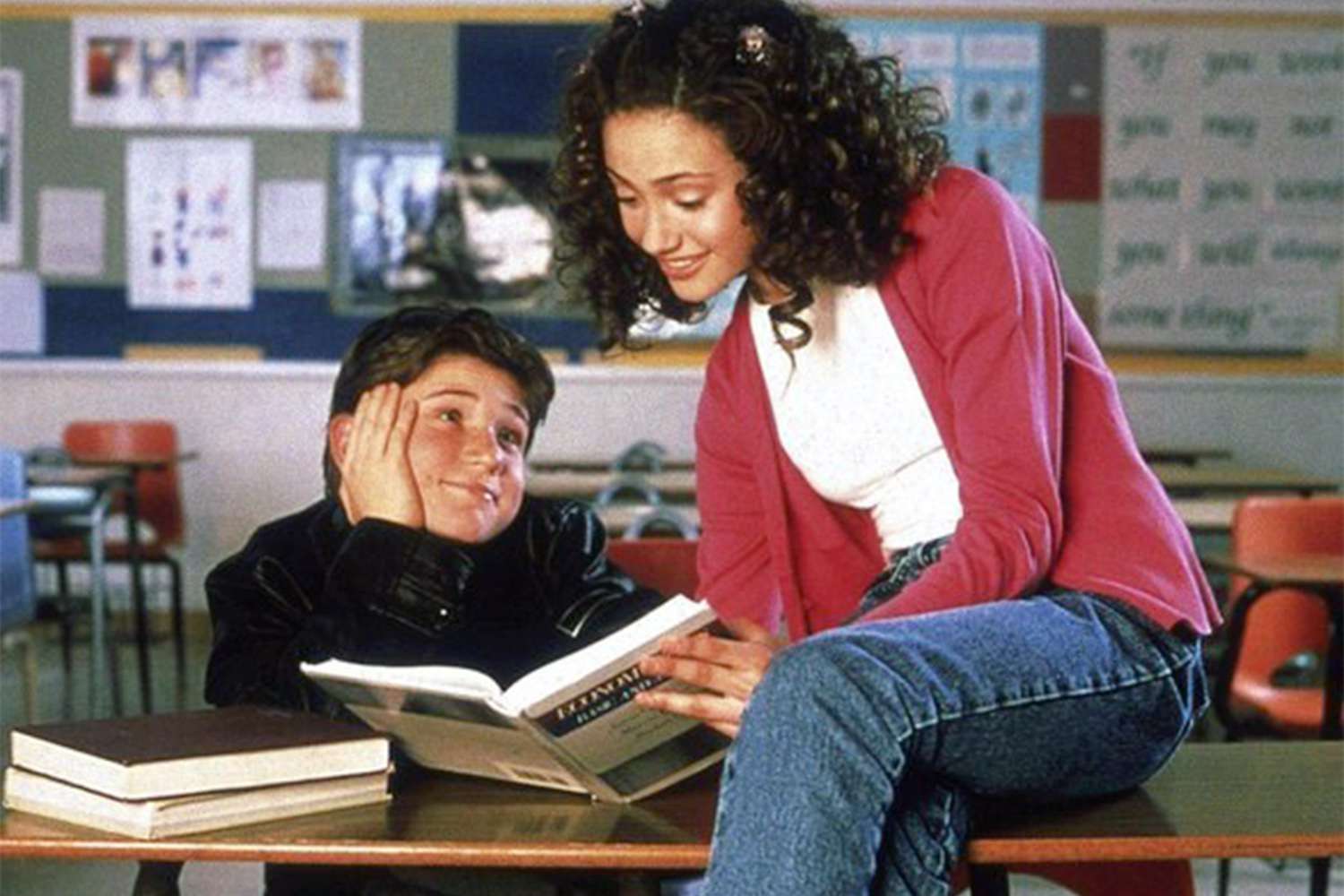 Genius (1999)Emmy Rossum and Trevor Morgan in Genius (1999)