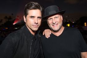 Pictured: (L-R) John Stamos and Dave Coulier attend Cinespia's screening of 'Some Like It Hot' held at Hollywood Forever on August 19, 2017