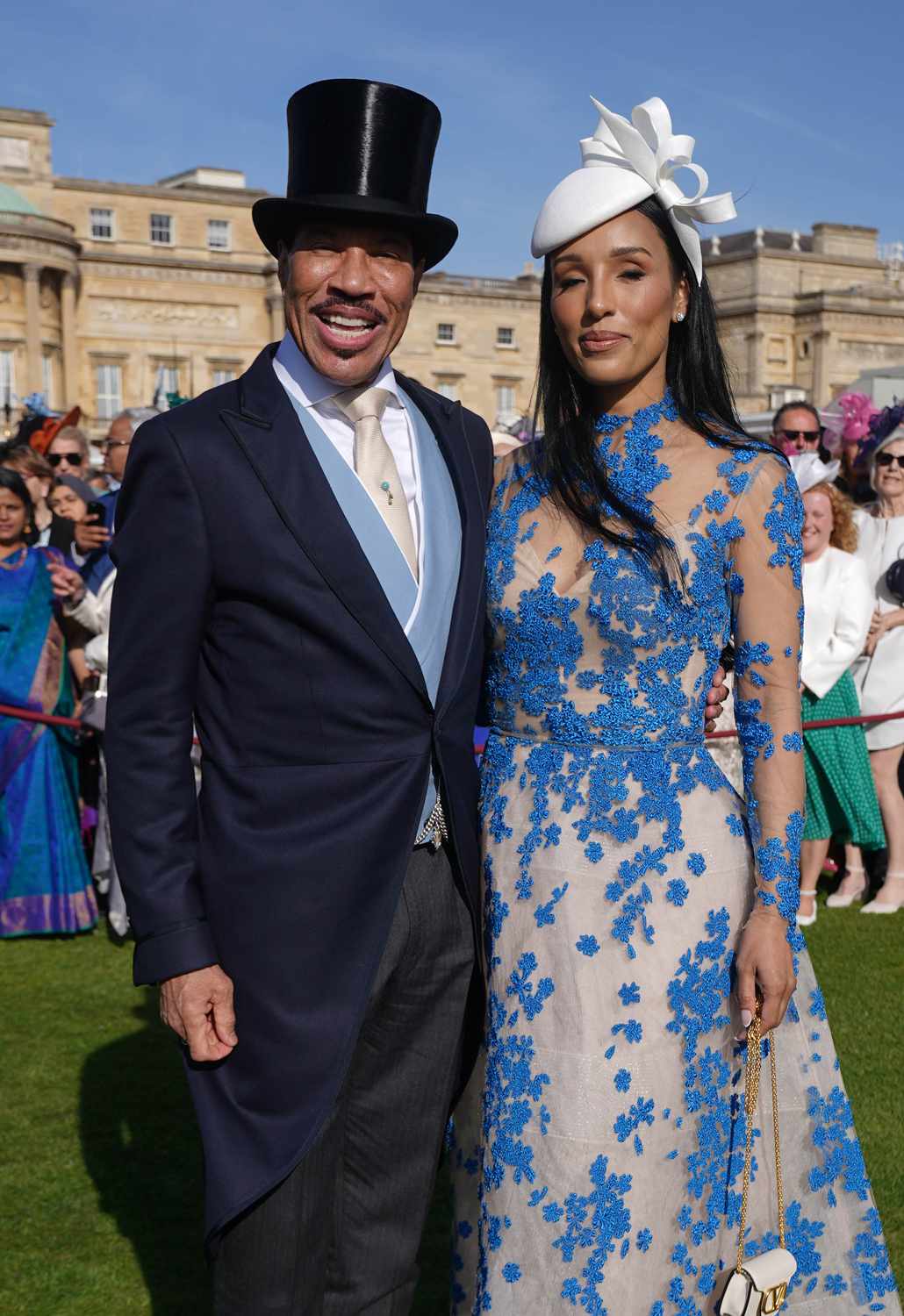 STARTRAKS Lionel Richie and Lisa Parigi during a Garden Party at Buckingham Palace, London, in celebration of the coronation