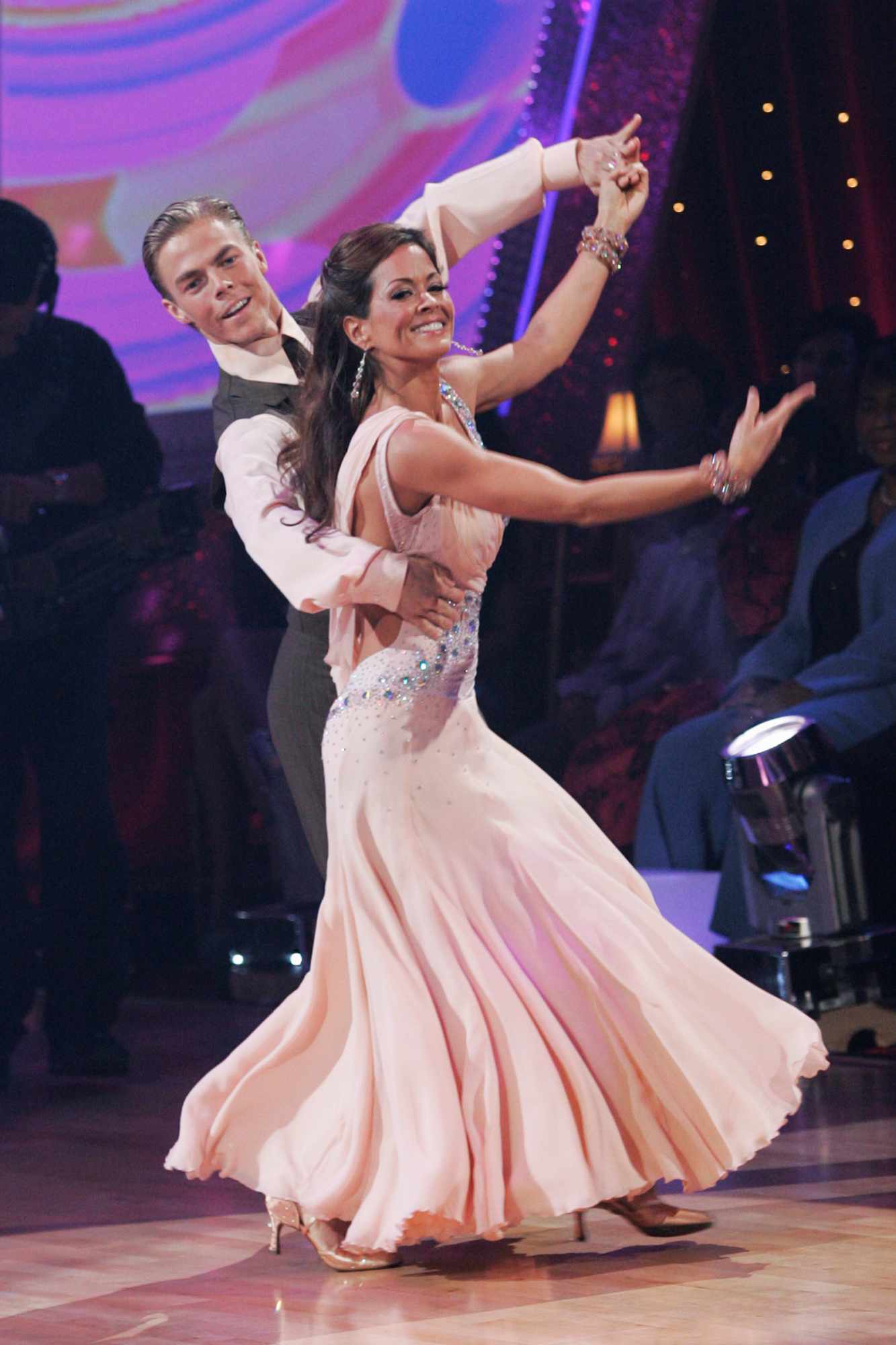 Brooke Burke and Derek Hough