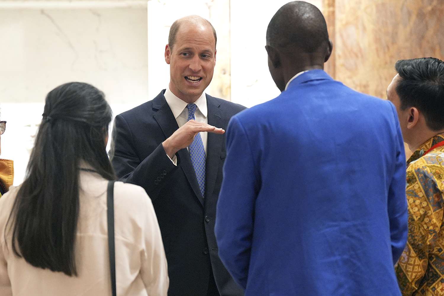 Prince William attends an event to celebrate global efforts to tackle antimicrobial resistance and build stronger health systems, food security and climate resilience, at The Royal Society in London, Thursday May 16, 2024