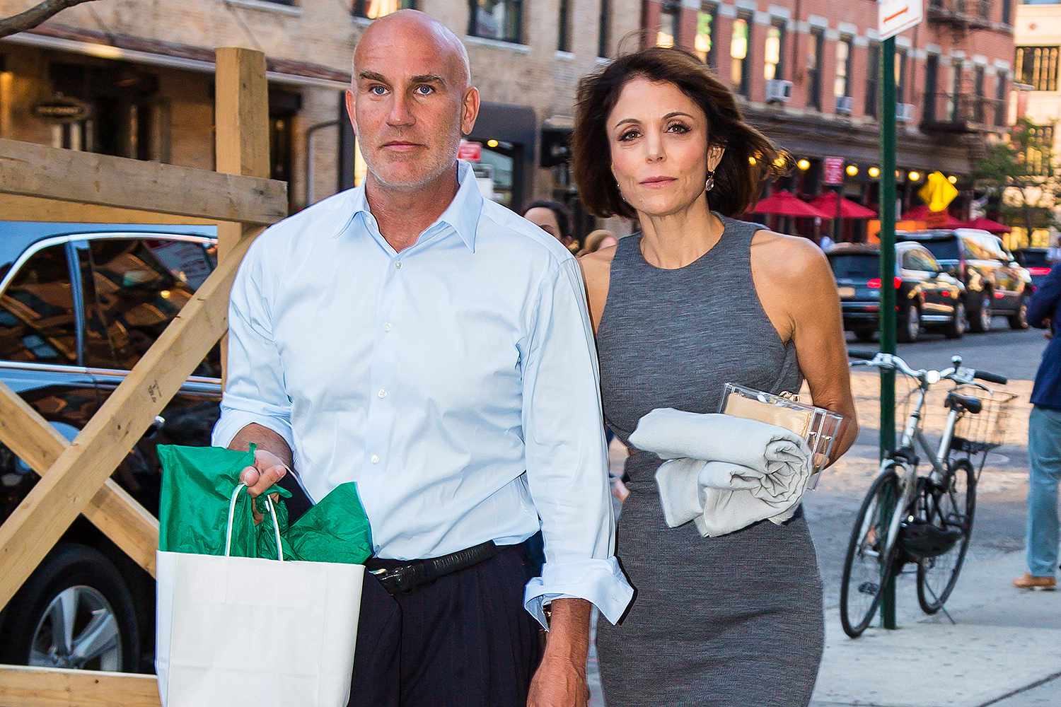 Dennis Shields and Bethenny Frankel